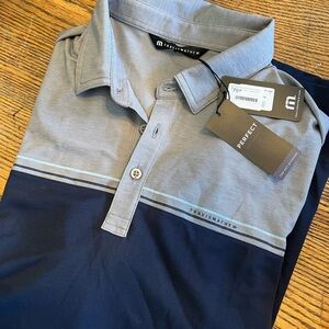 Travis Matthew polo golf shirt sz L